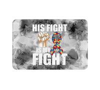 Estera Interior Su Lucha Es Mi Lucha Concientización Y Apoyo Al Autismo Suave Bienvenida Alfombra Resistente A La Suciedad Alfombra Exterior para Puerta para Comedor Dormitorio Oficina 60X40Cm