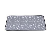 Estera lavable para orina de perro con poliéster de absorción rápida para mascotas de interior, respaldo antideslizante y diseño resistente a desgarros, almohadilla absorbente de entrenamiento