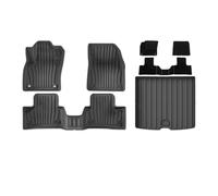 Estera Maletero Coche para Volvo XC40 2024 2025 LHD NO para B4 4WD Modelo TPE Alfombrillas Piso 3D Alfombrilla Maletero para Todas Las Estaciones Cubierta Respaldo(7PCS Set)