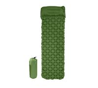 Estera para Acampar a Prueba de Humedad Alfombrilla for Dormir Inflable con Almohada Impermeable para Acampar al Aire Libre(Verde)