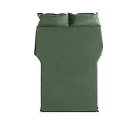 Estera para Acampar a Prueba de Humedad Campamento Doble Que se inflara a la Almohadilla for Dormir for Acampar Alfombra for para Acampar al Aire Libre(Verde)
