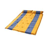Estera para Acampar a Prueba de Humedad Estera for Dormir Doble Auto inflado con Almohadas cómodas Almohadilla de sueño Aire para Acampar al Aire Libre(190x130x5CM)