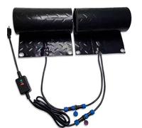 Estera para Derretir Nieve Estera Calefactable para Exteriores Estera de Goma Antideslizante Esteras para Derretir La Nieve Al Aire Libre Esteras para Derretir Hielo(25.4x110cm/10x43.5in)