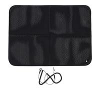 Estera para dormir con conexión a tierra perforada Cuero de PU Alivia el estrés Reduce la estática Estera de tierra para yoga Uso diario Soporte cómodo multifuncional 68 x 90 cm