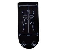 Estera para equipo de ejercicio para rueda de rodillo Ab de 55x24 pulgadas para Pilates, saltar, entrenamientos de suelo de yoga abdominal, estera de yoga antideslizante con aislamiento acústico