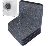 Estera para la cinta de correr para pisos de alfombra - estera anti -vibración de 4 piezas, almohadilla de protección del equipo | Reducción de ruido para el piso del gimnasio en casa, la lavadora est
