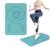 Estera para saltar la cuerda: salte con poco ruido, estera para ejercicios con amortiguación silenciosa, esteras para ejerciicios | Esteras antideslizantes para ejerciciios para pisos de gimnasio en