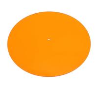 Estera para Tocadiscos, Reduce Vibraciones para Mejor Sonido, Plato Acrílico para Discos de Vinilo, Diseño para Registro Vintage, (naranja)