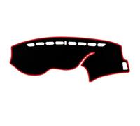 Estera protectora Alfombrilla Antideslizante Salpicadero Protectora Alfombra Piezas Automóvil Para Accord Novena Generación 2013-2017(rojo,LHD)