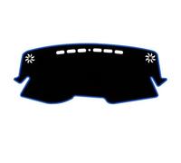 Estera protectora Cubierta Salpicadero Coche Alfombra Tablero Para Toyota Para C-HR 2016 2017 2018 2019 2020 2021 2022 2023(Blu,LHD)