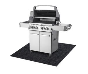 Estera protectora para parrilla GIN 2057 para terraza exterior - antracita 120x120 cm