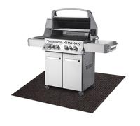 Estera protectora para parrilla GIN 7053 para terraza exterior - marrón 100x200 cm