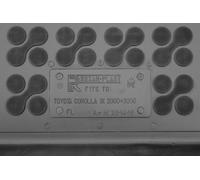 Goma Alfombrillas De Coche Rezaw-Plast para Toyota Corolla IX E120
