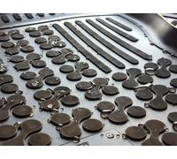 Goma Alfombrillas De Coche Rezaw-Plast para Tesla Model 3 2017-2021 juego de alf