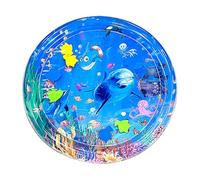 Estera sensorial Agua para | Estera Agua enfriamiento para | Las Aguas Mascotas interactivas juegan Almohadilla con Peces natación | Aguas enfriamiento Mascotas engrosadas Plegables