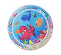 Estera sensorial de agua para mascotas,Estera sensorial de agua,Alfombra de juego inflable de dibujos animados divertidos - Juego interactivo engrosado, tapete de juego acuático para niños, mejora el