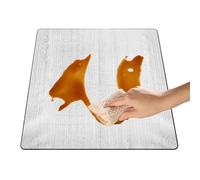 Estera térmica para dormir para tienda de campaña - Aislamiento de lámina de espuma, almohadilla EVA de película de aluminio impermeable para acampar y caminar | 200x200cm Grande 80g Ligero | Mochiler