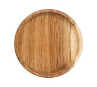 Esteras de Acacia - Tapetes redondos para beber, protectores de mesa resistentes al calor, Posavasos de madera, organizador de mesa de café, decoración de posavasos de cerveza, para patio jardín