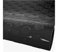 Esteras de Caucho para Suelos de Garaje Tamaños múltiples Multicolores de la Estera de Goma del Piso del Garaje de 1/8 de Pulgada(Black,6ft x 14ft/1.83m x 4.27m)