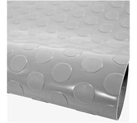 Esteras de Caucho para Suelos de Garaje Tamaños múltiples Multicolores de la Estera de Goma del Piso del Garaje de 1/8 de Pulgada(Grey,6ft x 14ft/1.83m x 4.27m)