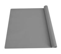 Esteras de silicona para mostrador de cocina, alfombra de silicona de 15x24 pulgadas, protector de encimera impermeable, almohadilla de ahorro de escritorio resistente al calor para cocina (gris)