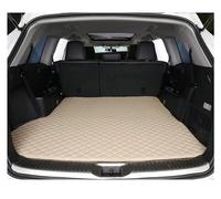 Esteras para Maletero Coche Cuero Impermeables Antideslizantes Personalizadas Cobertura Completa para Mitsubishi para Outlander 2023 Bandeja Maletero(A Beige)