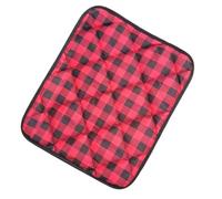 Esteras para perros: 27.56x19.69 pulgadas almohadilla de calentamiento de poliéster para el automóvil del piso, uso de invierno lavable con base antideslizante, cama reutilizable para entrada interior