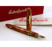 Esterbrook Estie Honeycomb E426-M - Pluma estilográfica (1 unidad), color amarillo y naranja