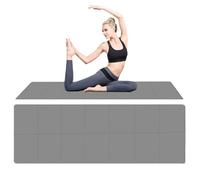 Estercise Mat - Fitness Mat | Yoga Mat | Folding Exercise Mat, Anti-Slip Portable Folding Double-sided Workout Mat, Pilates Mat With Carry Bag for Yoga, Pilates, Portable Ejercise Mat