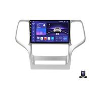 Estéreo Android 12 de 9" Doble DIN para Jeep Grand Cherokee 2010-2013, Pantalla táctil, CarPlay, navegación GPS, cámara de reversa AHD, Controles en el Volante