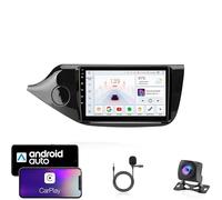 Estéreo Android 13 Doble DIN para KIA CEE'D 2012-2018, Pantalla táctil, Bluetooth, navegación GPS, WiFi, Radio FM, USB, SWC, Plug & Play, Compatible con CarPlay y Android Auto, cámara de mar