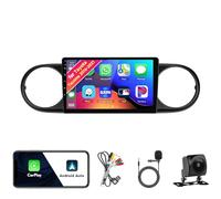 Estéreo Android 13 para Toyota Tacoma (2016-2021), Pantalla táctil IPS de 9", navegación GPS, CarPlay y Android Auto, 4 núcleos, Kit de actualización de 2+32 GB con cámara