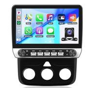 Estéreo Android 14 de 10 Pulgadas con Doble DIN para Dodge Ram 2013-2019: Pantalla táctil, navegación, CarPlay inalámbrico, Android Auto, Bluetooth, cámara de Respaldo y Control en el Volant