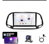 Estéreo Android 14 de 9" for Fiat Doblo 2015-2019 | CarPlay y Android Auto inalámbricos | GPS Plug & Play | Cámara de reversa 1080P gratuita | 4G/WiFi | Mandos de dirección conservados(T2 4 Core WiFi