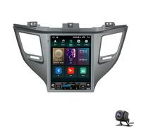 Estéreo Android 14 para Hyun-dai Tucson 2016-2018, Pantalla táctil de 9.7" CarPlay Android Auto Mirror Link Radio con Bluetooth navegación GPS HiFi WiFi FM SWC cámara de Respaldo micróf(Color:TS4)