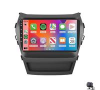 Estéreo Android 14 para Hyundai Santa Fe IX45 2013-2017 con CarPlay Android Auto Pantalla táctil de 9" Radio Bluetooth Reproductor Multimedia FM/RDS WiFi GPS SWC cámara de visión Trasera AHD (Color: