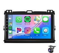 Estéreo Android 15 para Land Cruiser Prado/Le-xus GX470 2004-2009 Carplay inalámbrico Android Auto pantalla táctil de 9″navegación GPS 5G WiFi SWC Bluetooth 5.0 FM cámara de respal(Color:4 CORE 2+32G)