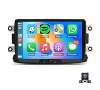 Estéreo Android 15 para Renault Dacia Duster/Sandero/Logan/Dokker 2010-2015 con CarPlay Android Auto Pantalla táctil de 8 Pulgadas Radio GPS Bluetooth WiFi FM/RDS DSP cámara de visión Trasera (Tama