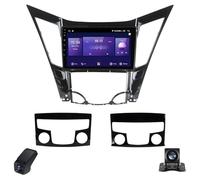 Estéreo Android de 14 Pulgadas para Hyundai Sonata 6 YF (2009-2014) - 4 núcleos, CarPlay, Android Auto, WiFi, Radio FM, GPS, Bluetooth, SWC, cámara Trasera, DVR ADAS (B, X1)