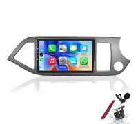 Estéreo Android de 64 GB para K-IA Picanto/Morning 2011-2017, Pantalla táctil de 9" con CarPlay, Android Auto, GPS, WiFi, Bluetooth, Radio FM, Equipo de música, cámara, K6 Pro Plus