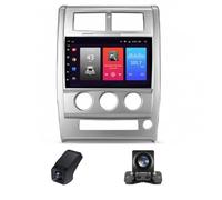 Estéreo Android de 9 pulgadas con doble DIN para Jeep Liberty 2 KK (2007-2012) Cherokee 4 KK (2007-2014), pantalla táctil inalámbrica CarPlay Android Auto, cámara de marcha atrás y control en el volan