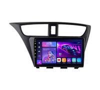 Estéreo Android Doble DIN de 9 Pulgadas para Honda Civic 2012-2017, Pantalla táctil, CarPlay inalámbrico, navegación GPS, Bluetooth, cámara de reversa, Control en el Volante (L800, 8+128 GB)