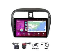 Estéreo Android para Mitsubishi Mirage Attrage 2012-2018, Reproductor Multimedia HYMLMY con Pantalla táctil de 9", Radio Plug and Play, Bluetooth, navegación y cámara de Respaldo.