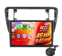 Estéreo Android para Vol-kswagen UP Seat E-MII KE KF Skoda E-Citigo 2011-2025 con Carplay Android Auto Mirror Link,Radio con Pantalla Táctil De 9 Pulgadas GPS Bluetooth FM RDS WiFi Cámara(Color:M150)