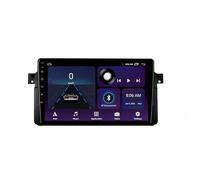 Estéreo Coche 2 DIN para BMW E46 M3 318/320/325/330/335 1998-2006 Car Play Autoradio Touchscreen Display, Cámara Trasera, Radio FM/RDS Dsp, Micrófono, 8 Nuclear 8G+256G