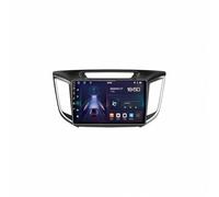 Estéreo Coche 2 DIN para Hyundai Creta ix25 2015-2019 con Cámara Trasera y Delantera HD 1080P, Navegación GPS, Radio Receptor FM, Display Airplay, 4 Nuclear 1G+16G