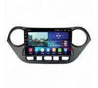 Estéreo Coche 2 DIN para Hyundai Grand i10 2013-2018 con Cámara Trasera y Delantera HD 1080P, Navegación GPS, Radio Receptor FM, Display Airplay, 8 Nuclear 6G+128G