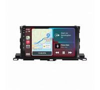Estéreo Coche 2 DIN para Toyota Highlander 2015-2018 Multimedia Monitor, Bluetooth, WiFi, GPS, Camara Marcha Atras, Radio Receptor FM, Display Airplay, 4 Nuclear 2G+32G