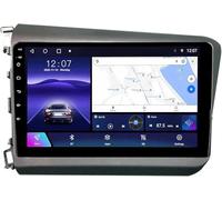 Estéreo de 9" Doble DIN para Honda Civic 2011-2015, Android 14 y CarPlay, Pantalla táctil, Bluetooth, cámara Trasera AHD, navegación GPS, Control Mejorado
