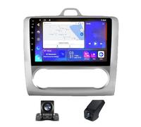 Estéreo de 9 Pulgadas Doble DIN para Ford Focus 2 MK 2(2004-2011) Android 13 Sistema Multimedia Bluetooth CarPlay cámara de visión Trasera navegación GPS Controles en el Volante(B NF-5)